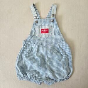 Vintage Oshkosh Gingham Bubble 24 months